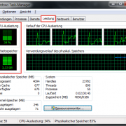 Leistung in Windows 7